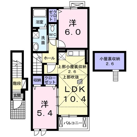 アルページュⅡの物件間取画像